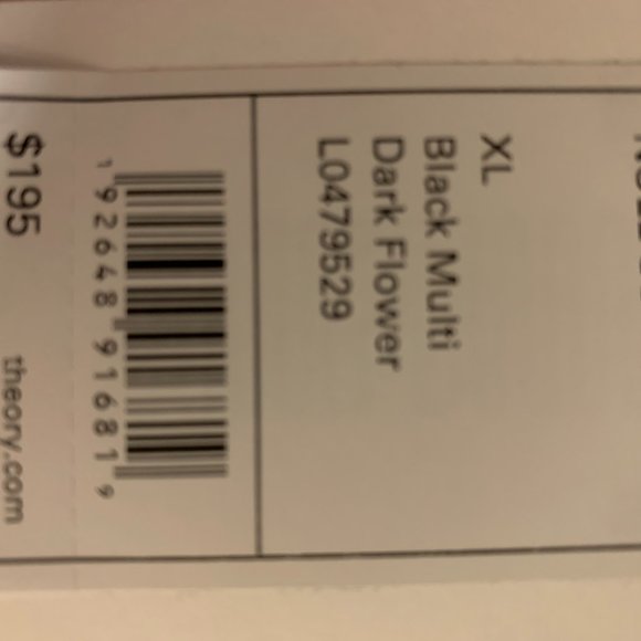 Theory Noll Iris Print Camp Shirt - Picture 4 of 4